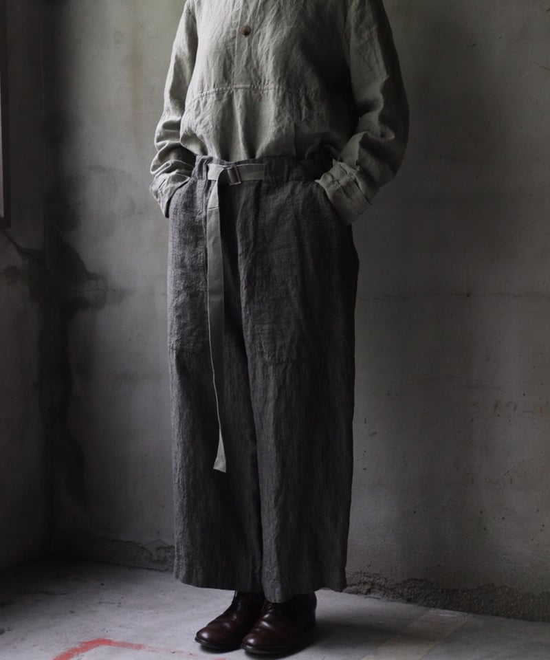 17AW BIEK VERSTAPPENサスペンダー サルエルパンツヘリンボーン 17AW BIEK VERSTAPPENサスペンダー サルエルパンツヘリンボーン