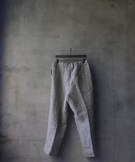 der antagonist デ アンタゴニスト / Trousers Belgian Linenパンツ/ P12HBLGM24/25