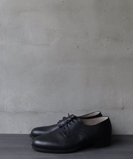 Euro select ユーロセレクト  / Dead stock French service Blucher plain toe革靴  / eu-22001