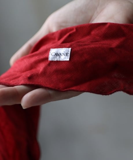 cavane キャヴァネ / Scarf Linen100 limited スカーフ / ca-25114