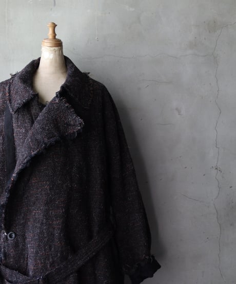 KLASICA クラシカ / Cut off Hem Blend Gown Coat" HM-C " / kl-25032A