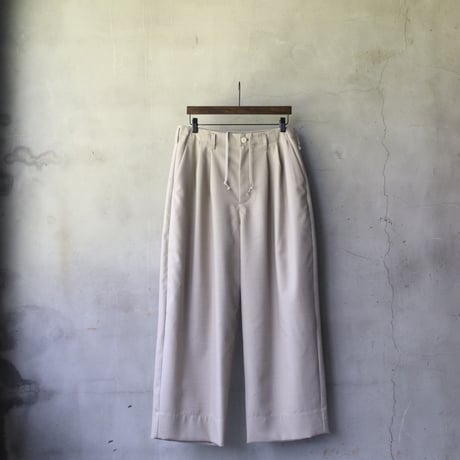 dulcamara スティックアウトPT 2 グレー ワイドパンツ 23ss dulcamara スティックアウトPT 2 グレー ワイドパンツ 23ss よそいき