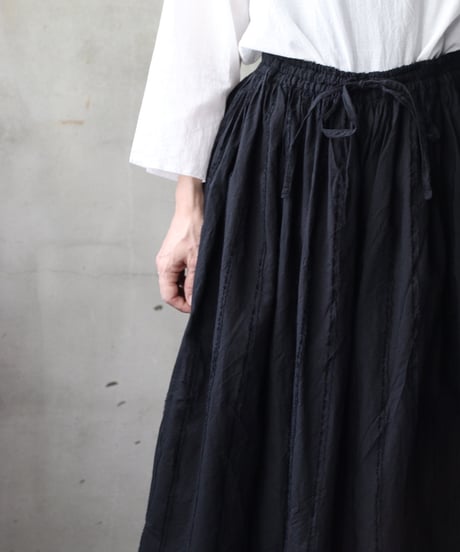 cavane キャヴァネ / Gatehered Petti Skirt Cotton100スカート/ca-25139