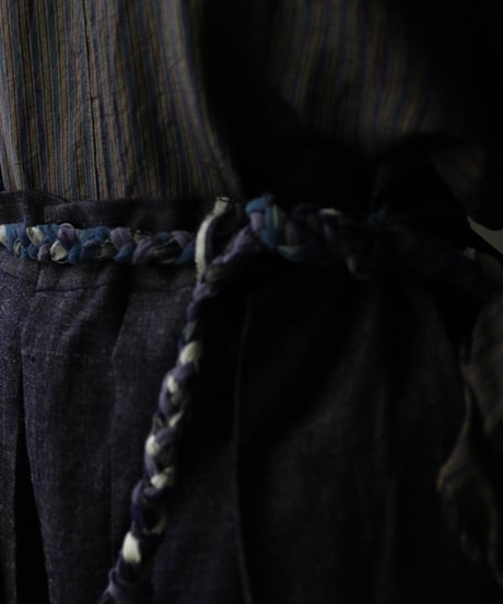 某ソレガシ/ Ami-Belt & Neck vintage fabric編み紐ベルト&ネックレス / so-26012ex