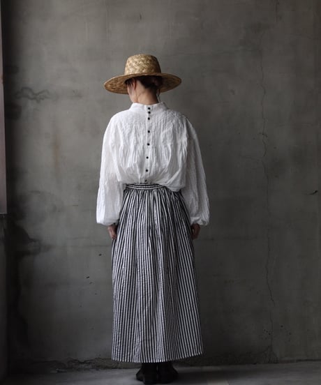 cavane キャヴァネ / Gatehered Petti Skirt Cotton100スカート/ ca-26052