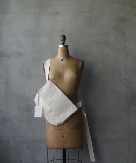 SCHA シャー/ Double Bottom Shoulder Bag waxed cotton / Sc-24013(Art#1654)