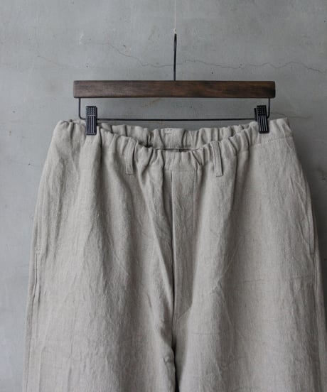 klauseクロイゼ / Belarus Linen Loose Fitting Tapered Wide 2 / kla-25044