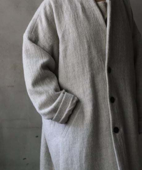 cavane キャヴァネ / Traditional Wool100 Herring-Bone Over Coatコート / ca-25158