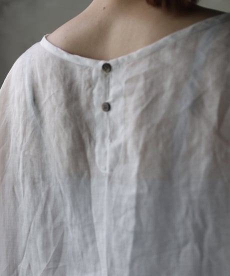 cavane キャヴァネ / Tunic long-sleeve Linen100シャツ / ca-26087