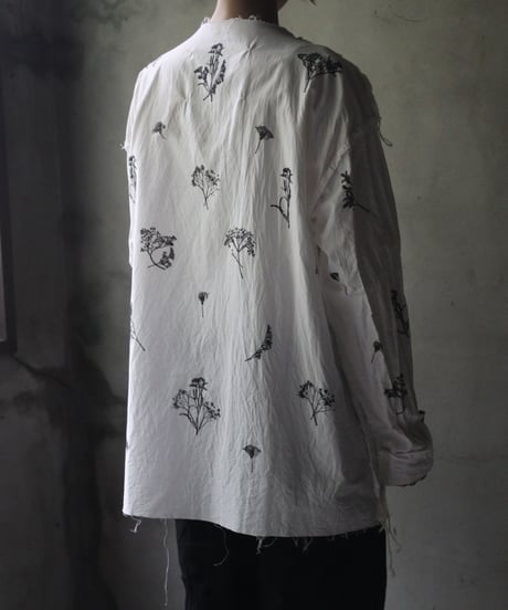 Cavalier Meiko Takahashi / Collarless garden shirt #39/ Me-23007