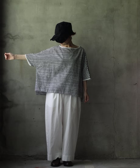 cavane キャヴァネ / Tunic half-sleeve Cotton/Linen100シャツ / ca-25080R