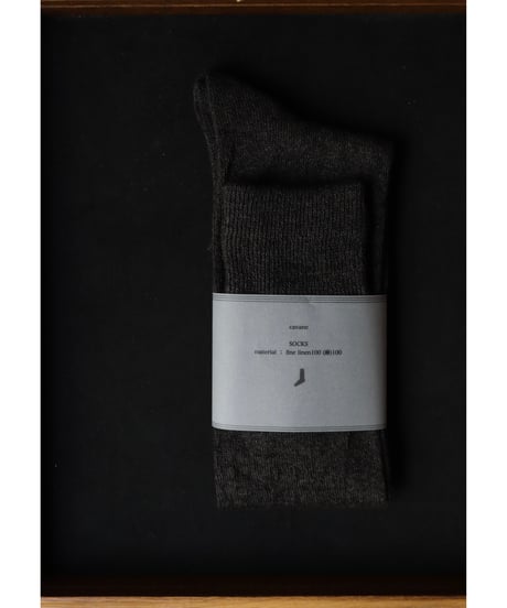 cavane キャヴァネ / Linen socksリネンソックス / ca-22801