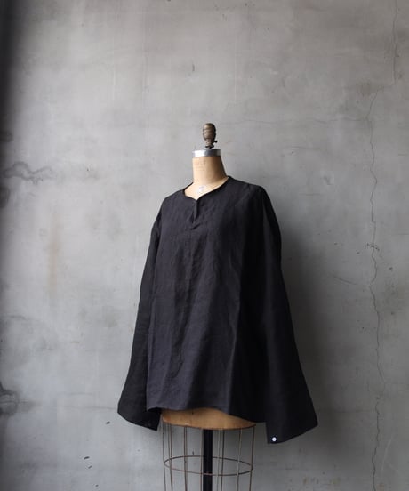 klauseクロイゼ / 天日干し綾Twill Linen C.S.P.O Shirt / kla-26023
