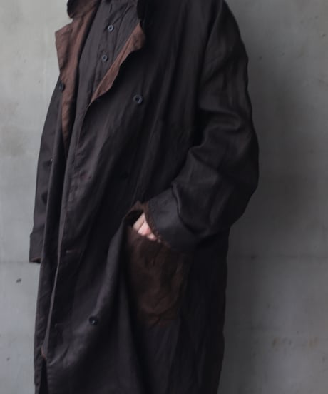 KLASICA クラシカ / Old Crazy Patterned Work Coat " FIG 1" コート / kl-25001