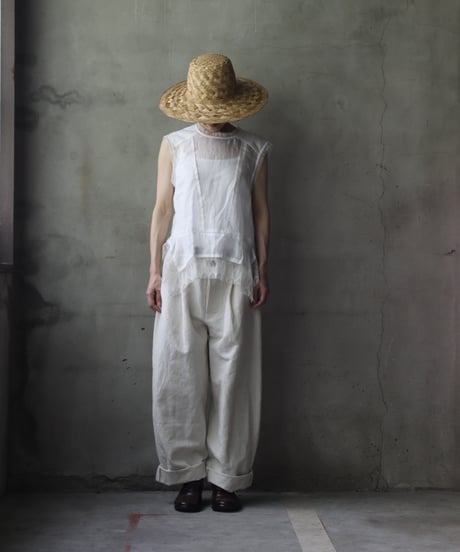 NATIVE VILLAGE ネイティブヴィレッジ / No.03/ peacefulness 平穏 ノースリーブレースブラウス/ na-25021