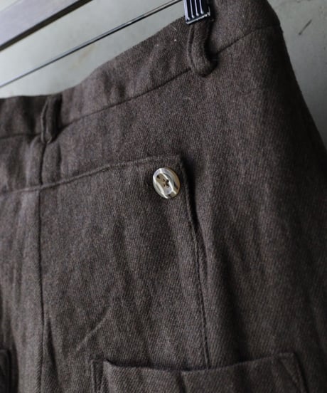 ALEKSANDR MANAMISアレクサンダーマナミ/ ETUIDE 19IEME PANT - VINTAGE WRENトラウザーズ / am-25017