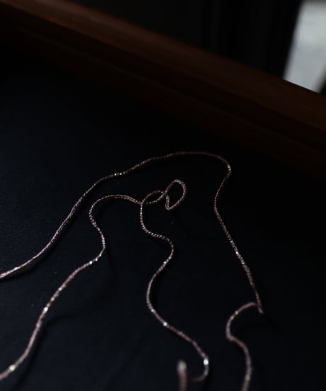 Antonia Rossi (Antomoon)/ Embroidered Square Heart Necklaceネックレス / An-25053