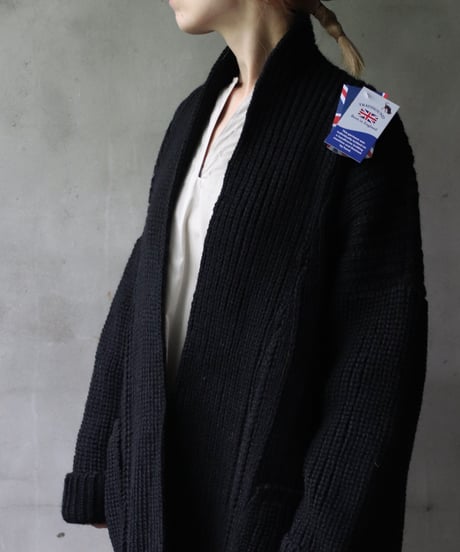 TRADHOUND ENGLAND   /  Wrap cardiganブリティッシュニット/ TR-THSJ1
