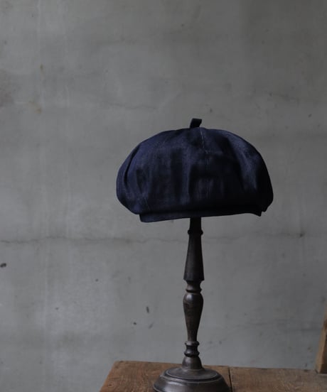 Au Vrai Chicオーブライシック/ BERET DENIM COTTON帽子 / Au-25003