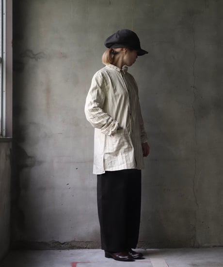 ALEKSANDR MANAMISアレクサンダーマナミ/ THREE POCKET ASYMMETRIC SHIRT JKシャツ/ am-21012