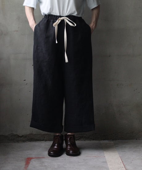 der antagonist デ アンタゴニスト / Trousers Linen100パンツ/ P13HBLSC25