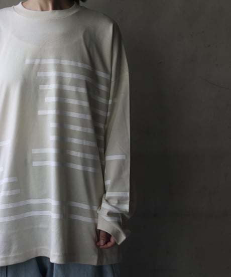 Dulcamaraドゥルカマラ / グリッチボーダーロンT UNISEX / dl-24015(D224-T1187)