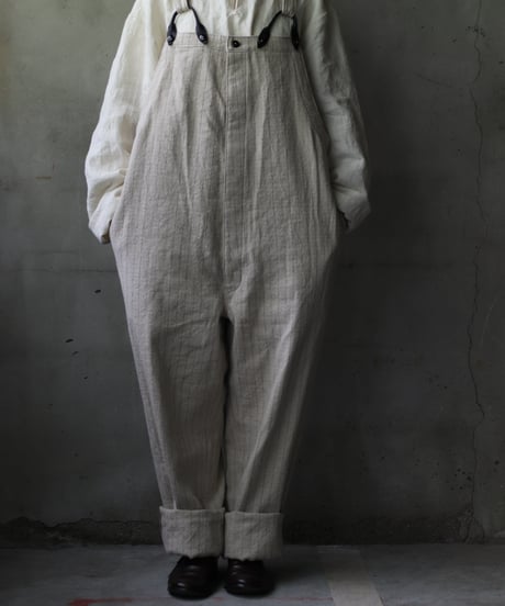 klauseクロイゼ / Overalls C/L Stripeオーバーオール/ kla-25006