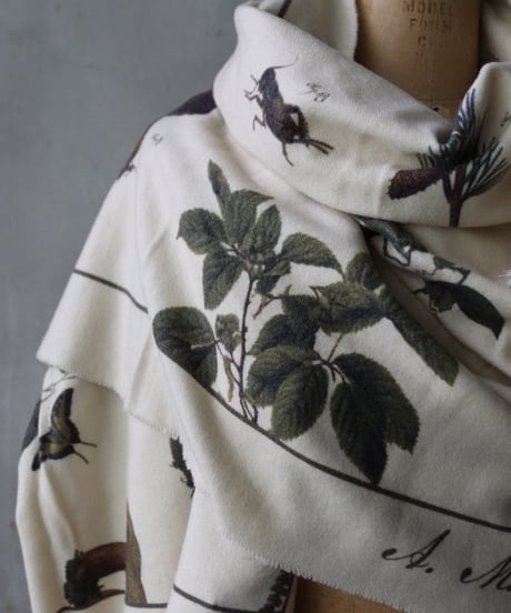ALEKSANDR MANAMISアレクサンダーマナミ/ AUTOMN VERT SCARF - AUTOMN VERTショール/ am-25024