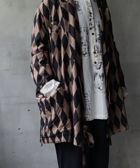 ALEKSANDR MANAMISアレクサンダーマナミ/ WRAP JACKET HARLEQUINジャケット / am-25002