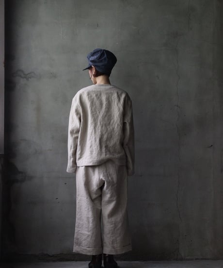 der antagonist デ アンタゴニスト / V Jacket Linen100ジャケット/ J50BLEC25