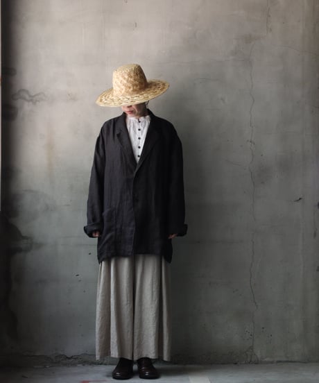 klauseクロイゼ / French Linen Glen Check Tailored Jacketジャケット/ kla-26033