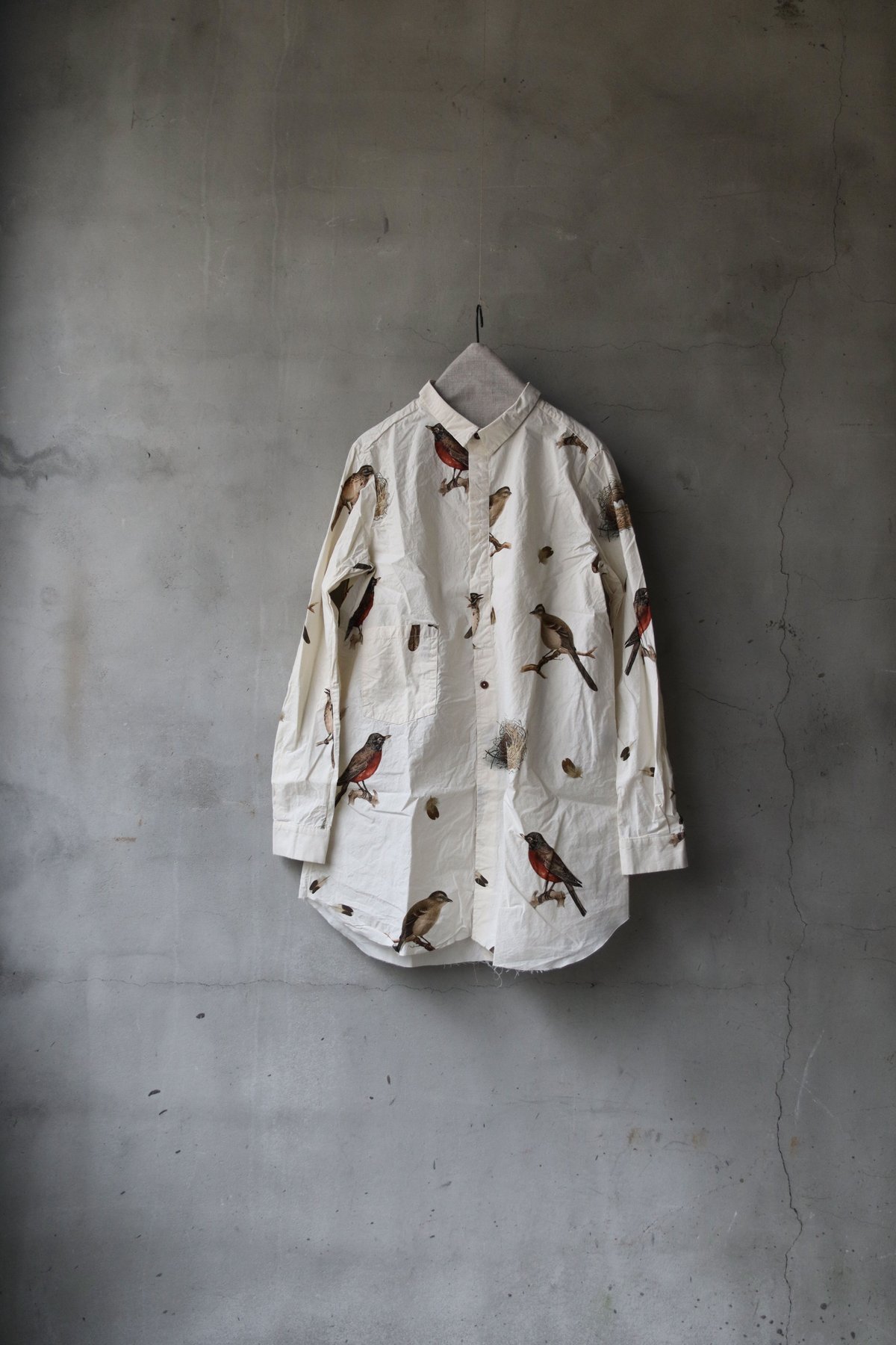 ALEKSANDR MANAMISアレクサンダーマナミ/ LONG BIRD SHIRTシャツ...