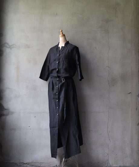 BIEK VERSTAPPEN /DRESS WITH BELTワンピース/ Bie-25016(DR01-F)