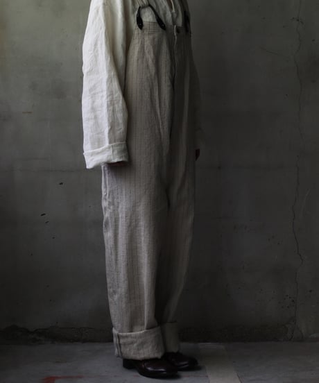 klauseクロイゼ / Overalls C/L Stripeオーバーオール/ kla-25006