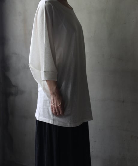 cavane キャヴァネ / Round-Neck dolman Tシャツ / ca-24110A