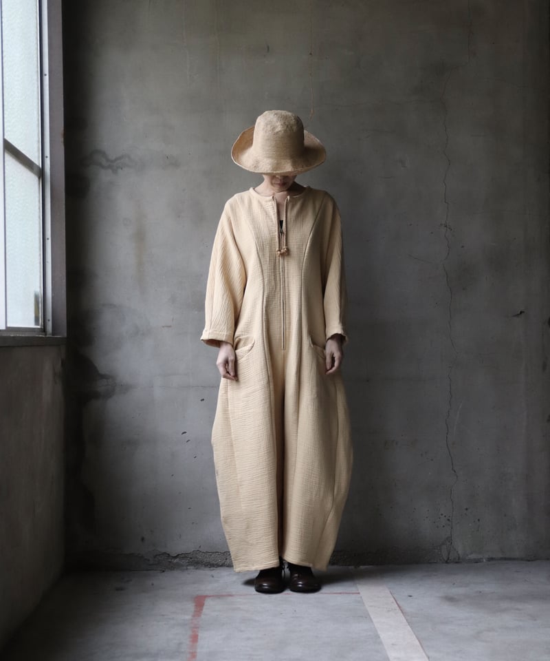 NATIVE VILLAGE/ layer gauzeオールインワン / na-21003