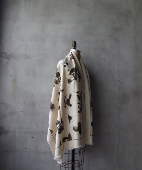 ALEKSANDR MANAMISアレクサンダーマナミ/ AUTOMN VERT SCARF - AUTOMN VERTショール/ am-25024
