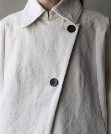 cavane キャヴァネ / Short trench JK Cotton&Linen100ショートトレンチ / ca-26045