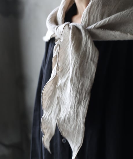cavane キャヴァネ　モチーフつなぎストール　ホワイト150cm×95cm CATEGORY suits | cavane