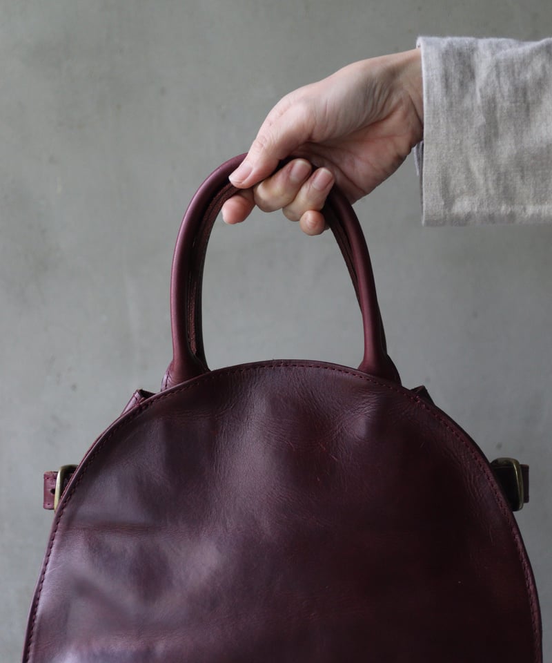 CORIU コリゥ/ ROUNDED SELLA CALF LUX handle bag(C3