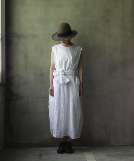 SCHA シャー/ Round Neck Sleeveless  Dress Medium "12B-OE" / Sc-24010 (Art#1665)