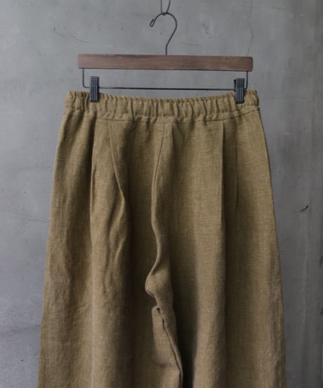 der antagonist デ アンタゴニスト / Wide Sailor Pants linen100パンツ/ P22BLFG26