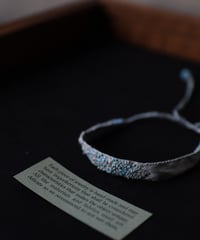Antonia Rossi (Antomoon)/ Embroidered bracelets in vintage silkブレスレット / An-25019