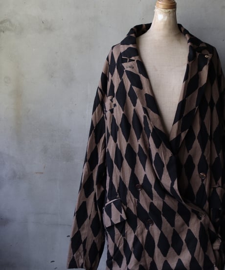 ALEKSANDR MANAMISアレクサンダーマナミ/ WRAP JACKET HARLEQUINジャケット / am-25002