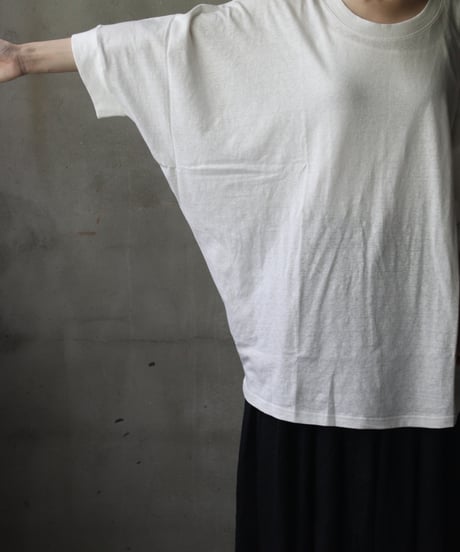cavane キャヴァネ / Round-Neck dolman Tシャツ / ca-24110A