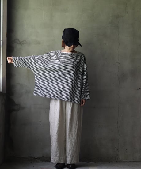 cavane キャヴァネ / Tunic long-sleeve Cotton/Linen100シャツ / ca-25121