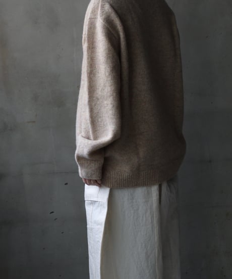 Euro select ユーロセレクト / cram-oxford crew neck knit pullニット/ cra-25001