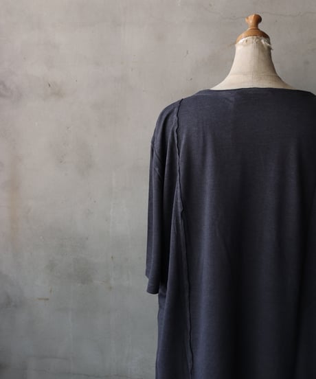 daubドーブ / SIDE PANEL OVER T-SHIRT WITH POCKET Tシャツ / da-25008