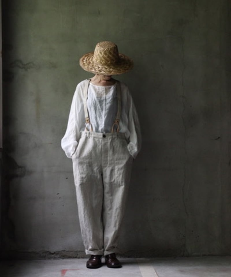 cavane キャヴァネ / Over-pants with suspenderパンツ / c