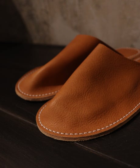 TATAROU x CAVANE 20TH ANNIVERSARY / Limited Leather-slippers革スリッパ / Tat-24002